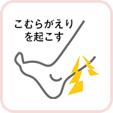 こむらがえりを起こす